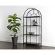 Alcove Black Bookcase